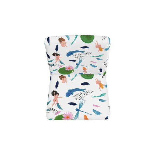 Swim Wild Statement Chair – Whimsical Illustrated Furniture by Alexia