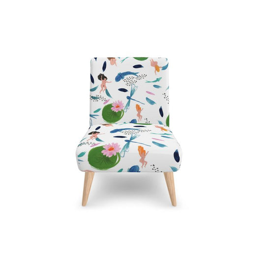 Swim Wild Statement Chair – Whimsical Illustrated Furniture by Alexia