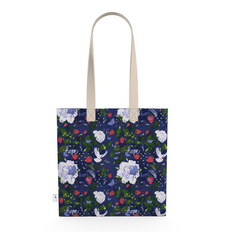 HOPE PLANTS SHOULDER TOTE BAG